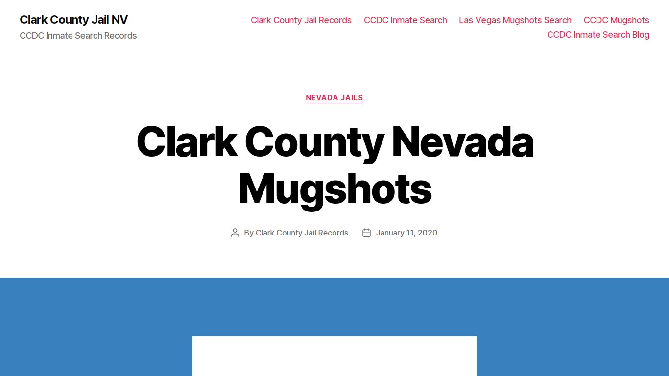 Clark County Nevada Mugshots - Clark County Jail NV